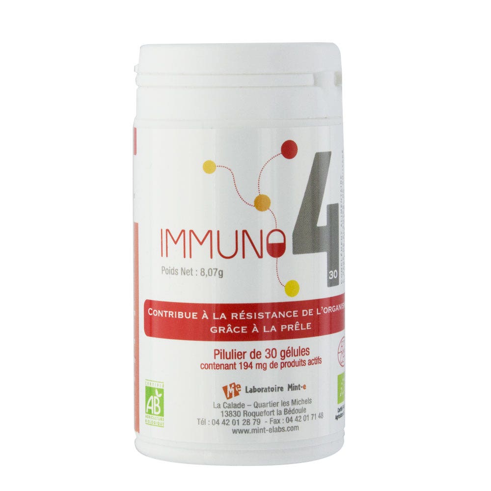 Mint-E Immuno 4 30 gélules