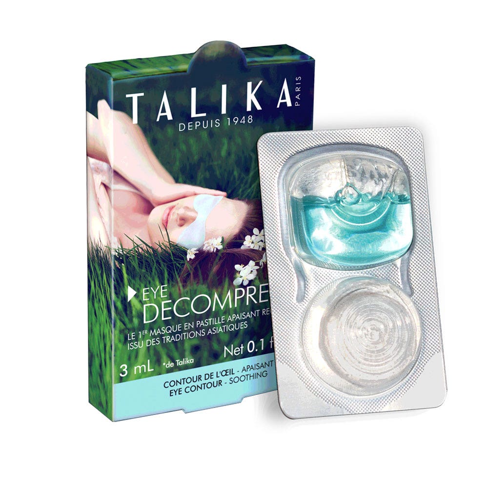 Talika Eye Decompress Solo Masque Pastille Contour De L'oeil 3 ml