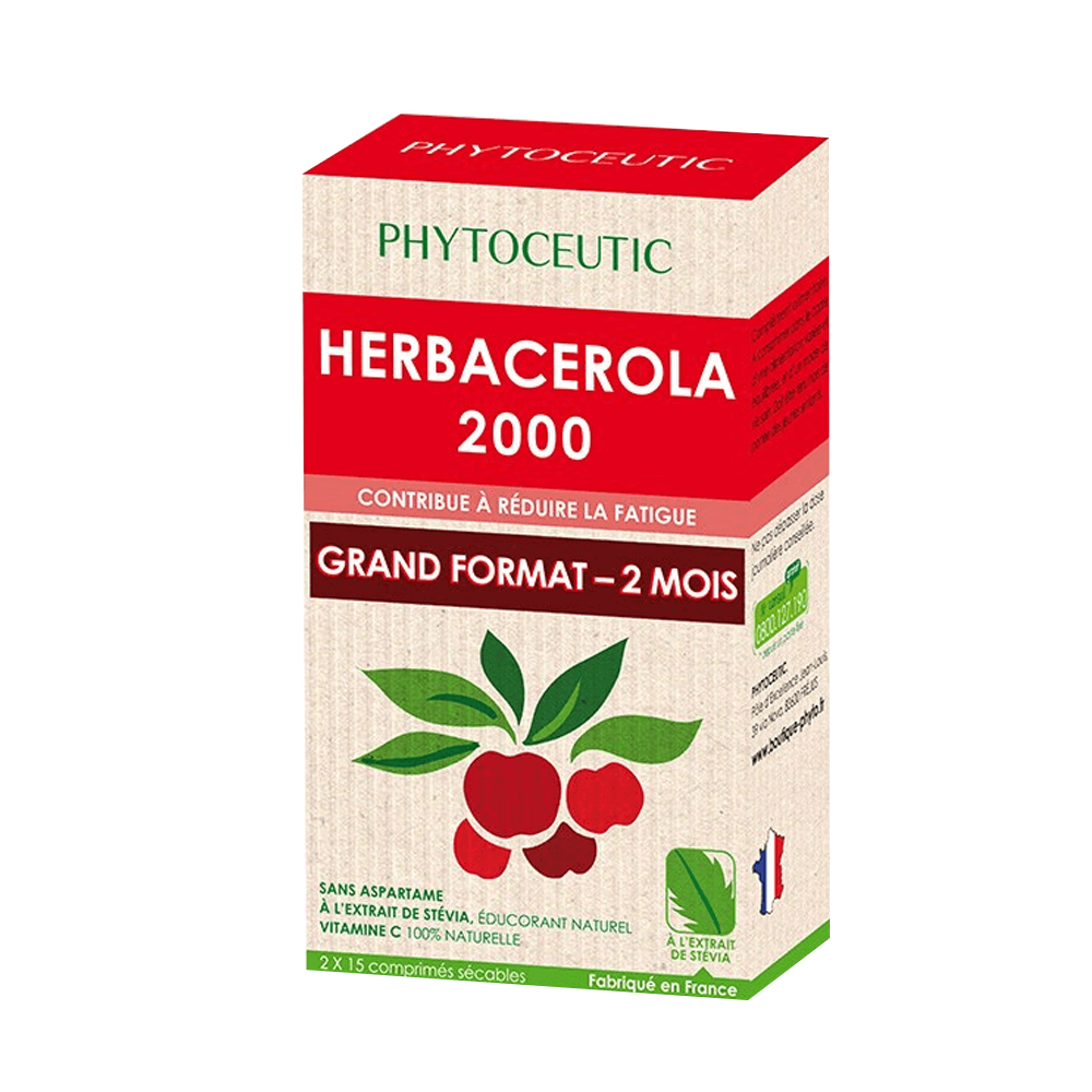 Herbaviva Herbacerola 2000 Sans Aspartame 2x15 Comprimes