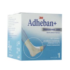 3M Adheban Plus Bande Adhesive Elastique 6cmx2.5m