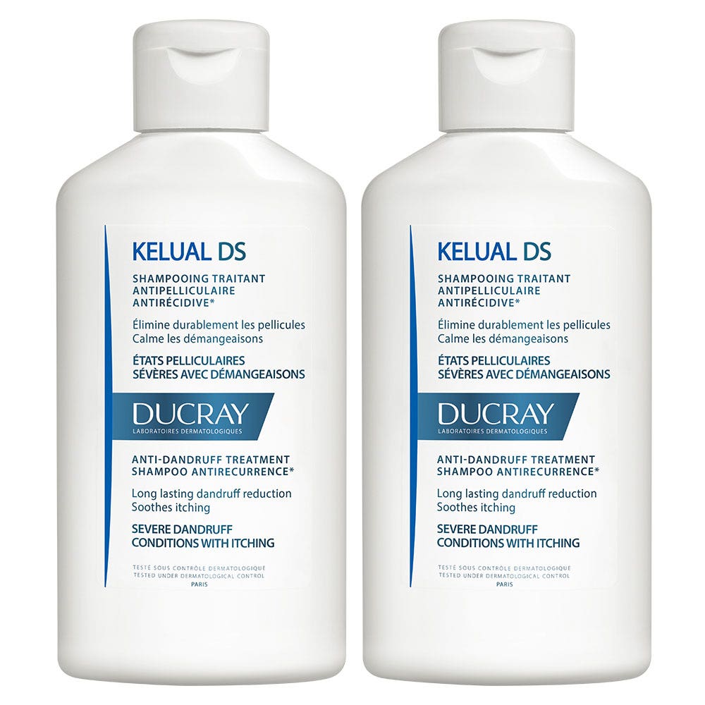 Ducray Shampooing Traitant Antipelliculaire Avec Demangeaisons Severes 2x100ml