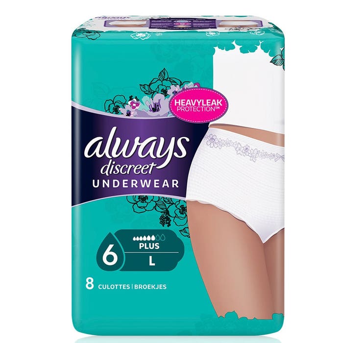 Always Underwear Culottes Taille Haute L Super X8