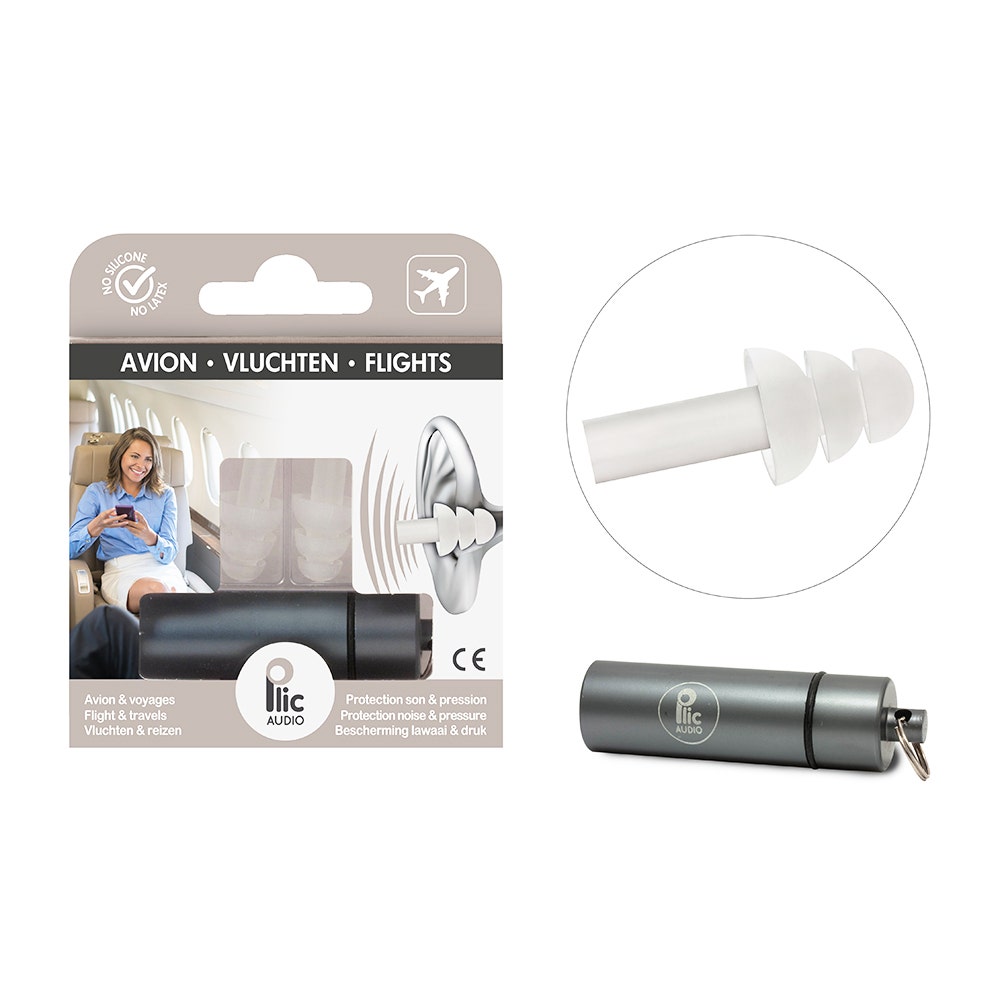 Plic Audio Bouchons D'oreilles Avion 1 Paire Paire Réutilisable