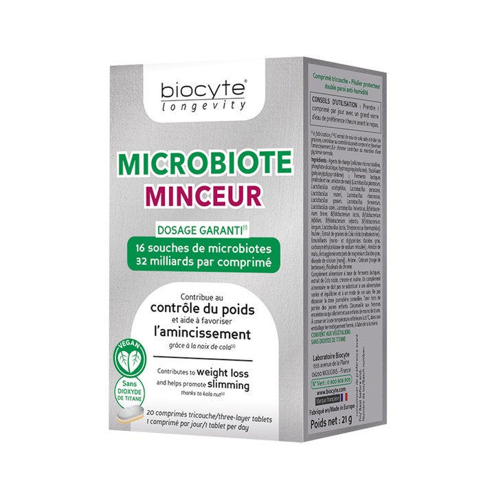 Biocyte Microbiote Minceur 20 Comprimes