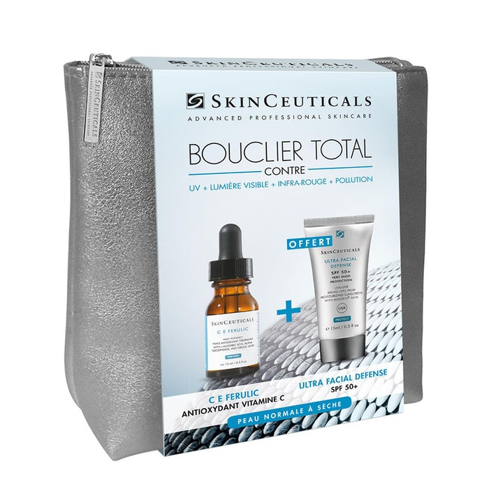 Trousse Bouclier Total Phlorentin Cf + Ultra Facial Defense Spf50+ 15ml Prevent Skinceuticals