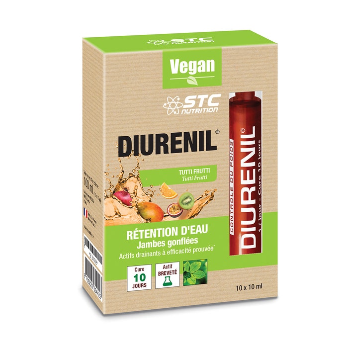 Stc Nutrition Stc Vegan Diurenil Gout Tutti Frutti 10 Monodoses De 10 ml