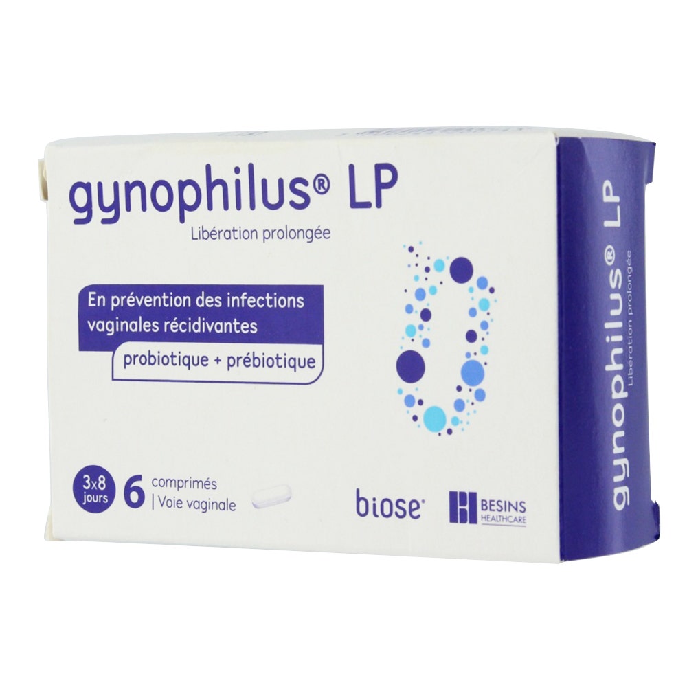 Lyocentre GYNOPHILUS LP COMPRIMES VAGINAUX x6