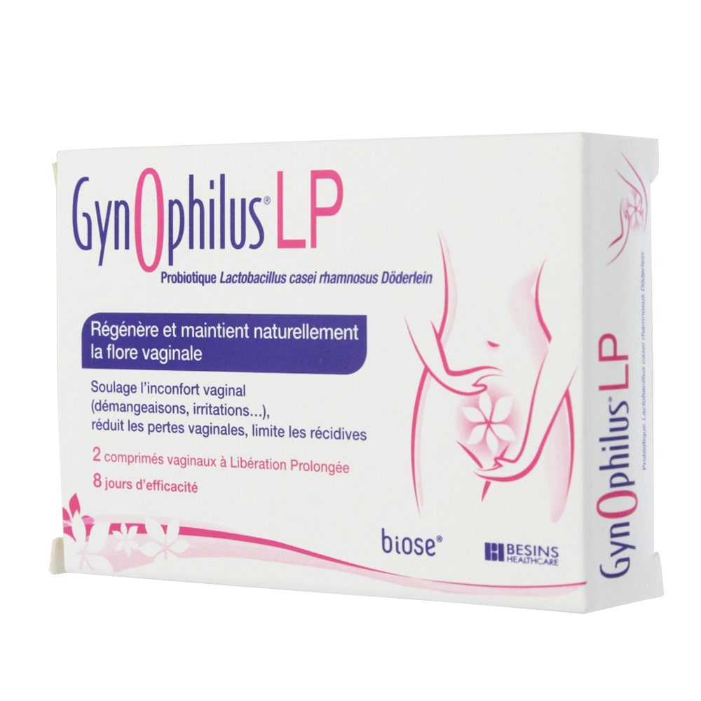 Lyocentre GYNOPHILUS LP COMPRIMES VAGINAUX x2