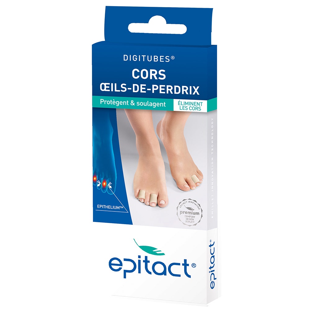 Epitact Cors, Oeils De Perdrix Digitubes Epithelium Taille L 1x10cm
