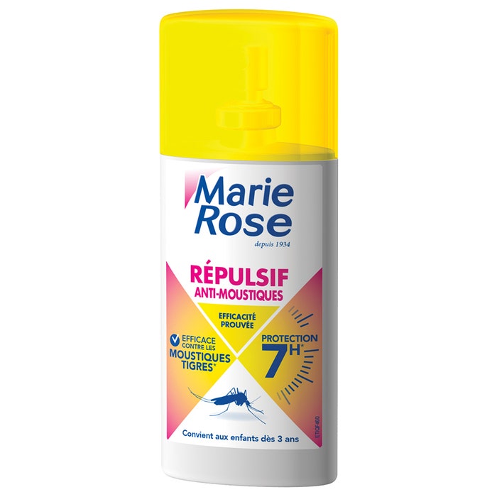 Marie Rose Spray Repulsif Anti-moustiques 7h Des 3 Ans 100ml