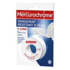Mercurochrome Sparadrap Resistant A L'eau 7 M X 2.5 Cm