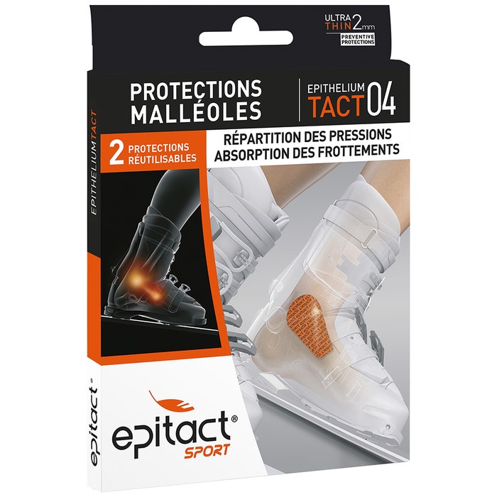 Epitact Sport Protections Malleoles Epithelium Tact 04 X2 - Easypara