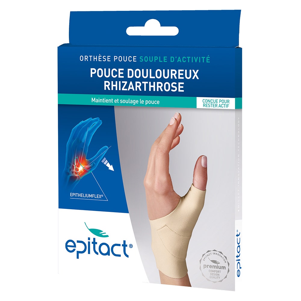 Epitact Pouce Douloureux Rhizarthrose Orthese Pouce Souple D'activite Ephitheliumflex Main Gauche
