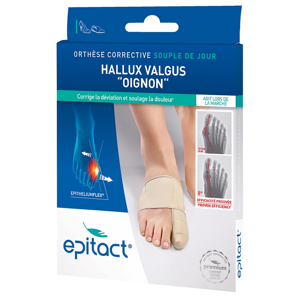 Epitact Orthèse Corrective Souple De Jour Hallux Valgus 