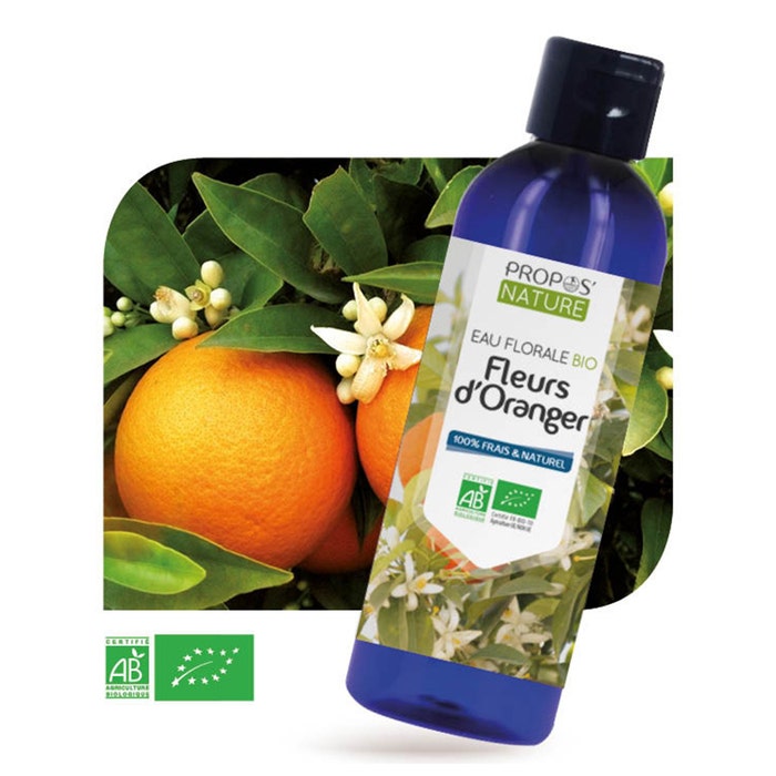 Eau Florale Fleurs D'oranger Bio 200 ml Propos'Nature
