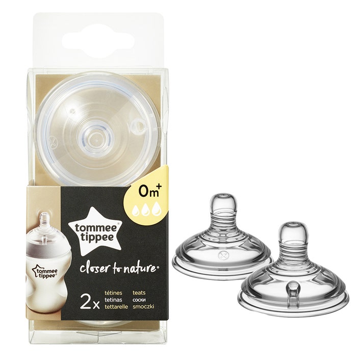 Closer To Nature Tetines Debit Variable Des La Naissance X2 Tommee Tippee