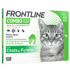 Frontline Combo Spot-on Chat Et Furet 6 Pipettes De 0.5ml