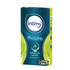 Intimy Preservatifs Phosphorescents X7