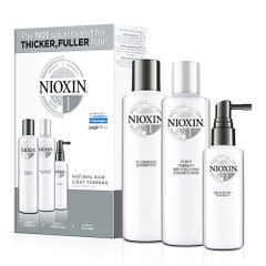 Nioxin Kit Systeme 1 Soin Densifiant Cheveux Naturels Et Legerement Clairsemes 350ml
