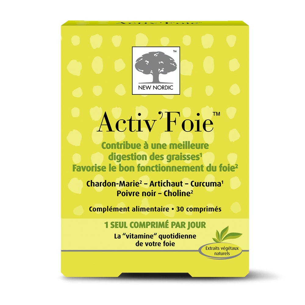 New Nordic Activ'foie 30 Comprimés