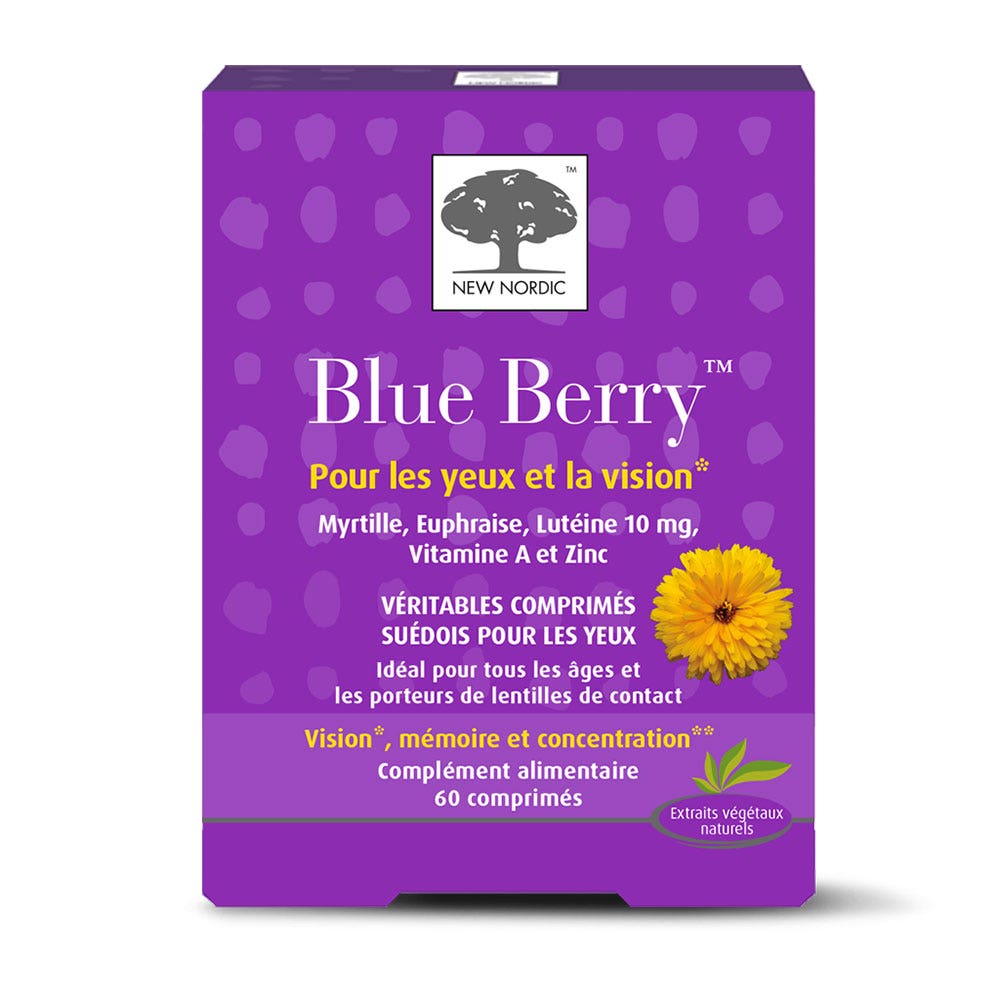 New Nordic Blue Berry 60 Comprimes