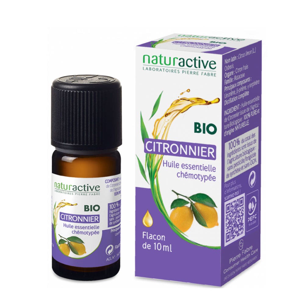 Naturactive Huile Essentielle De Citronnie Bio 10 ml