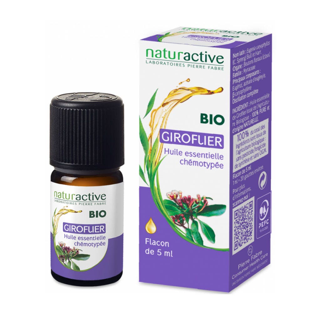 Naturactive Huile Essentielle Bio Giroflier 5 ml
