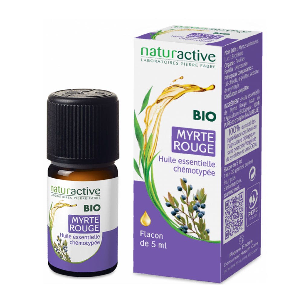 Naturactive Huile Essentielle Bio Myrte Rouge 5 ml