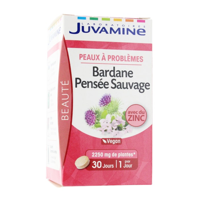 Bardane Pensee Sauvage 30 Comprimes Juvamine