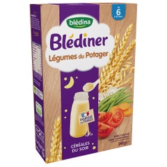 Blédina Blediner Cereales Du Soir Legumes Du Potager Des 6 Mois 240g