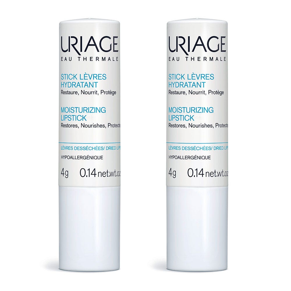 Uriage Eau thermale et Hydratation Stick Levres Hydratant 2x4g