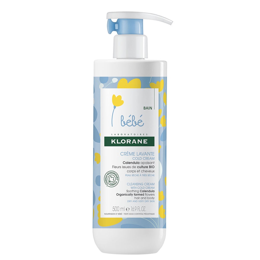 Klorane Bébé Creme Lavante Cold Cream 500ml