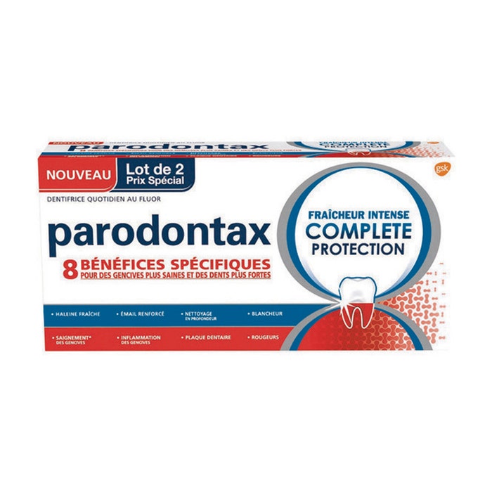 Dentifrice Protection Complete 2x75ml Parodontax