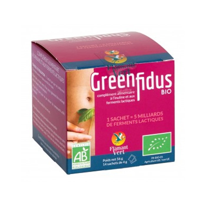 Greenfidus Bio 14 Sachets Flamant Vert