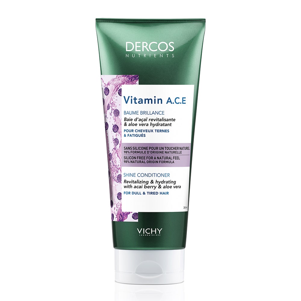 Vichy Dercos Nutrients Baume Vitamin A.c.e Brillance Apres-shampooing 200ml
