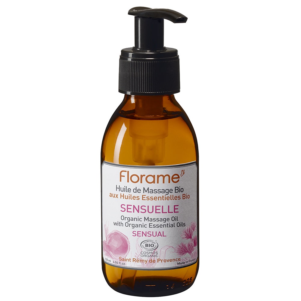 Florame Olio per massaggio biologico sensuali 120 ml