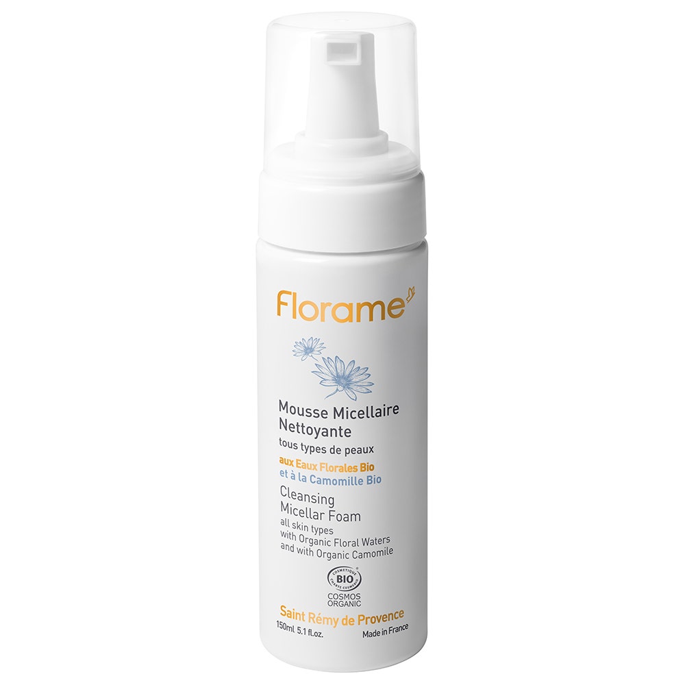 Florame Mousse Micellaire Nettoyante Bio 150ml