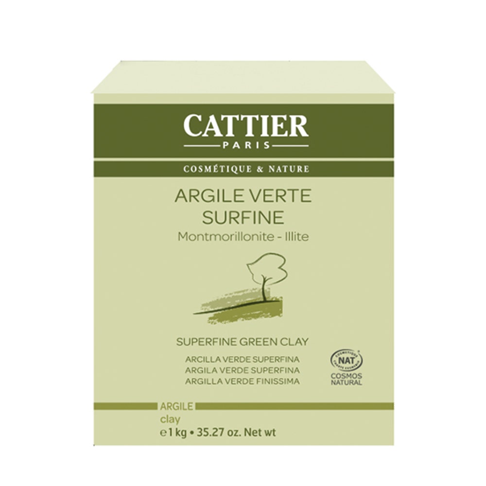 Cattier Argile Verte Surfine Bio 1kg