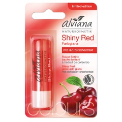 Alviana Shiny Red Baume Brillant A L'extrait De Cerise Bio 4.5g