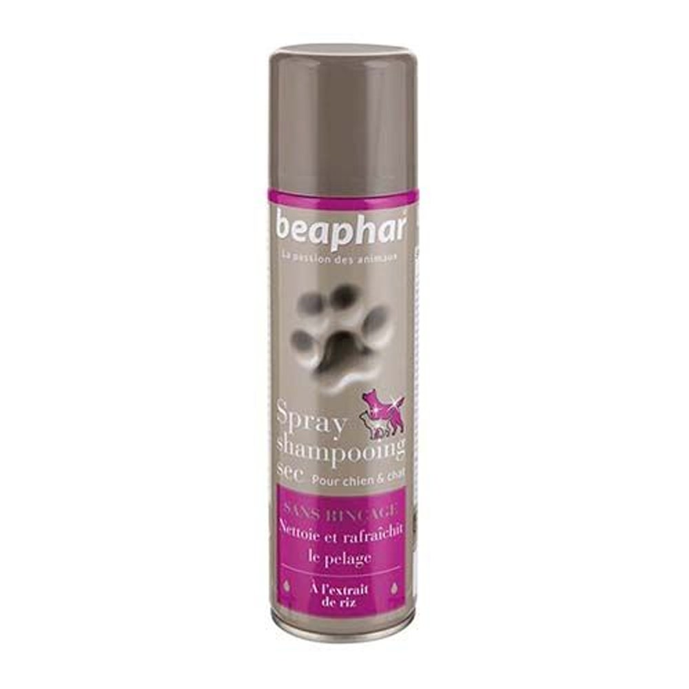 Beaphar Spray Shampooing Sec Sans Rincage Pour Chien Et Chat 250ml
