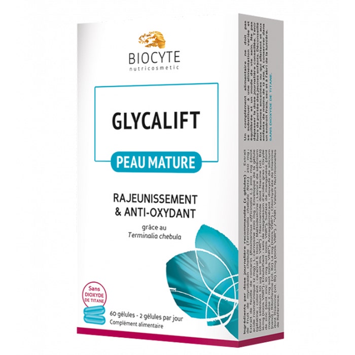 Biocyte Glycalift 45+ Rajeunissement Et Anti-oxydant Peaux Matures 60 Gelules