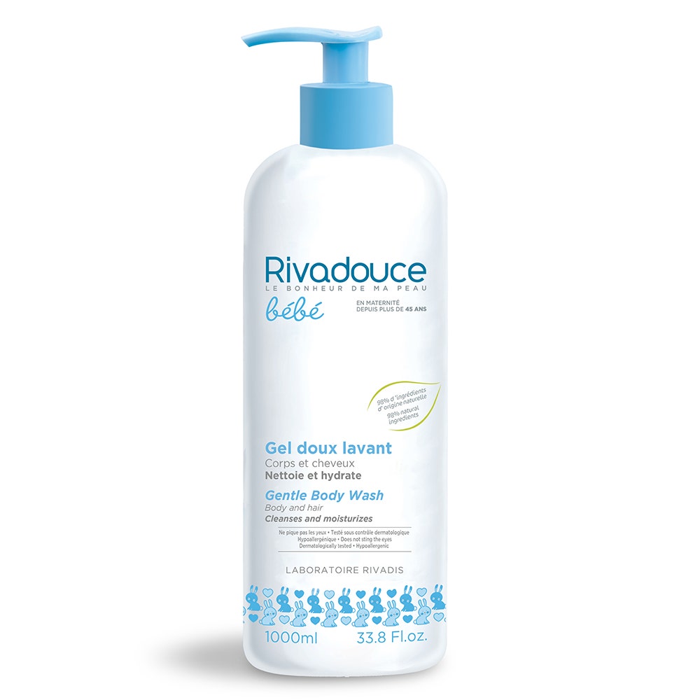 Rivadouce Bebe Gel Doux Lavant Corps Et Cheveux 1l - Easypara
