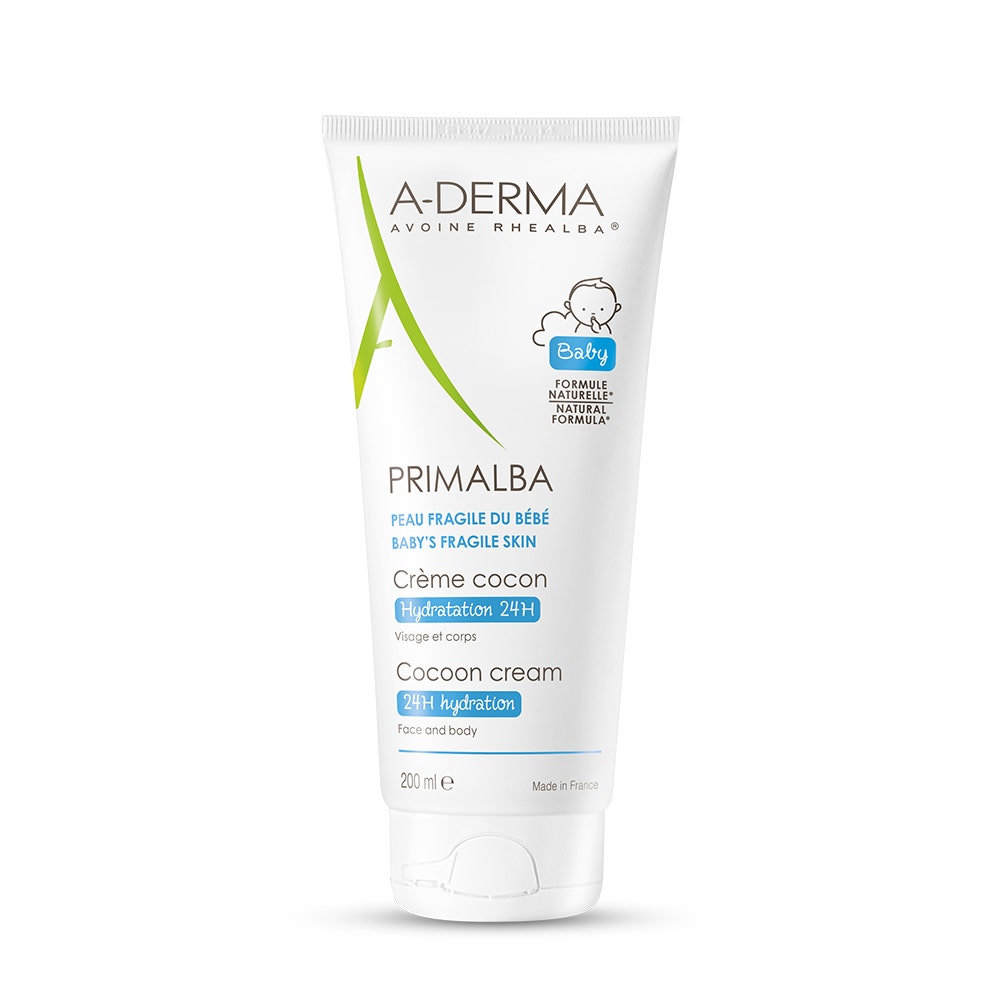 A-Derma Primalba Creme Cocon Hydratation 24h Peaux Fragiles Du Bebe PEAUX FRAGILES DU BEBE 200ml