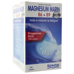 Biotechnie Magnesium Marin B6 B9 2x100 Gelules
