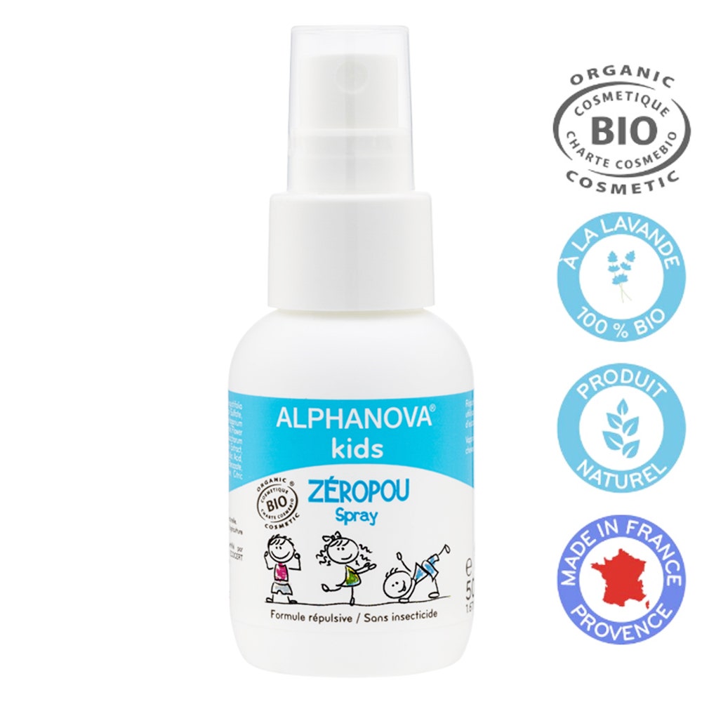 Alphanova Kids Zero Poux Spray Bio 50ml
