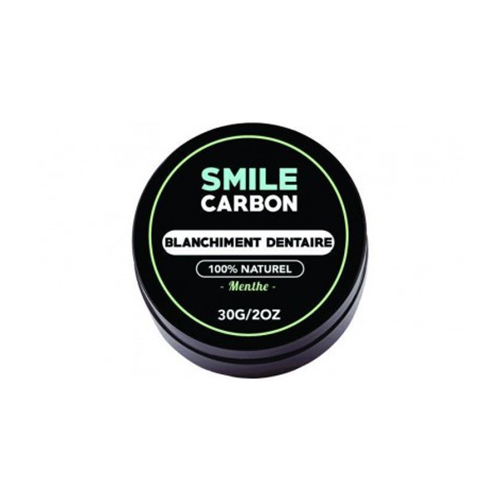 Smile Carbon Original CHARBON ACTIF MENTHE BLANCHIMENT DE DENTS NATUREL 30g