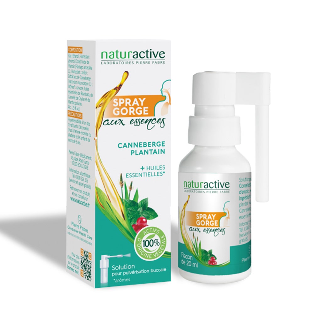 Naturactive Spray Gorge Aux Essences 20ml