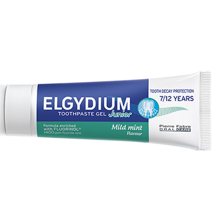 Elgydium Junior Dentifrice Protection Caries Menthe Douce 7-12 Ans 50ml