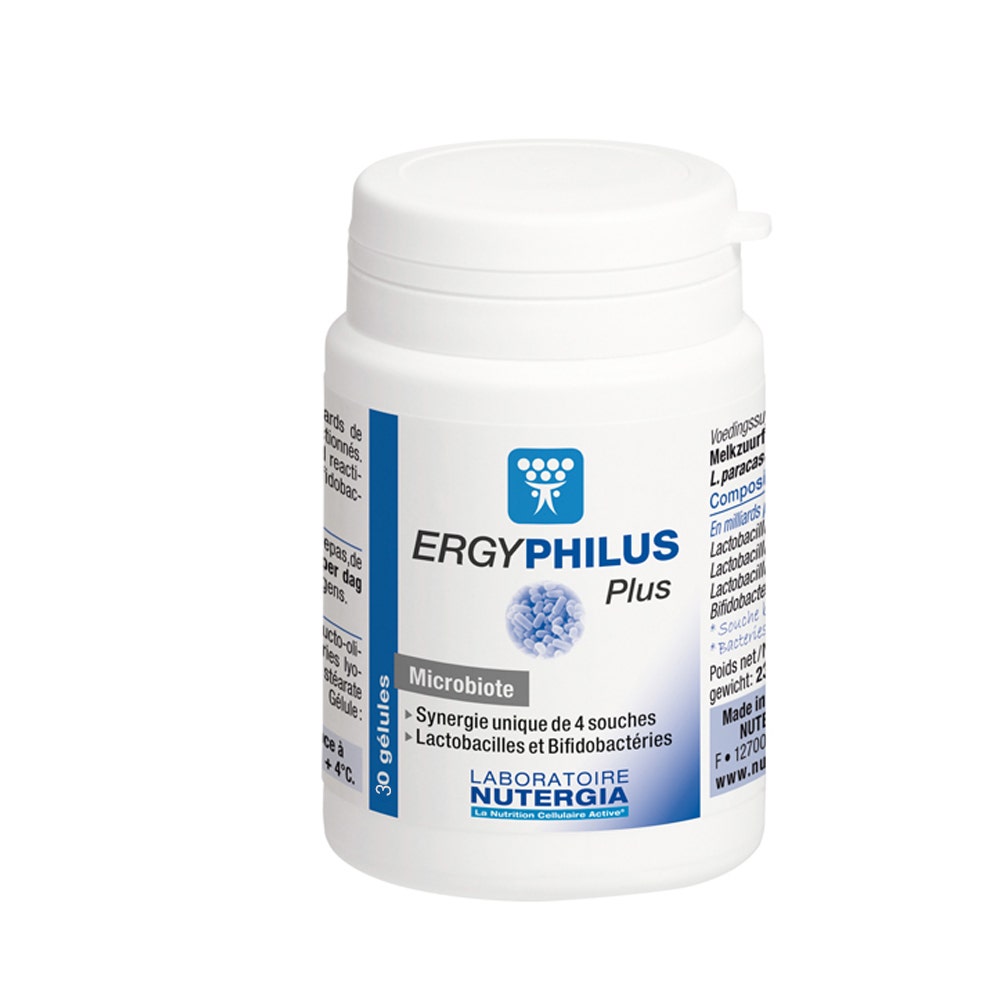 Nutergia Ergyphilus Microbiote Plus 30 Gélules
