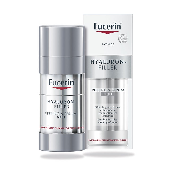 Eucerin Hyaluron-Filler + 3x Effect Peeling & Serum Nuit Anti-age 30ml